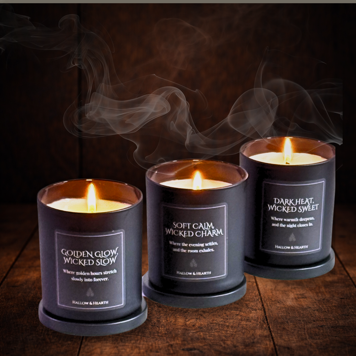 Golden Glow, Wicked Slow™ — Luxury Vanilla Candle with Bourbon & Mandarin