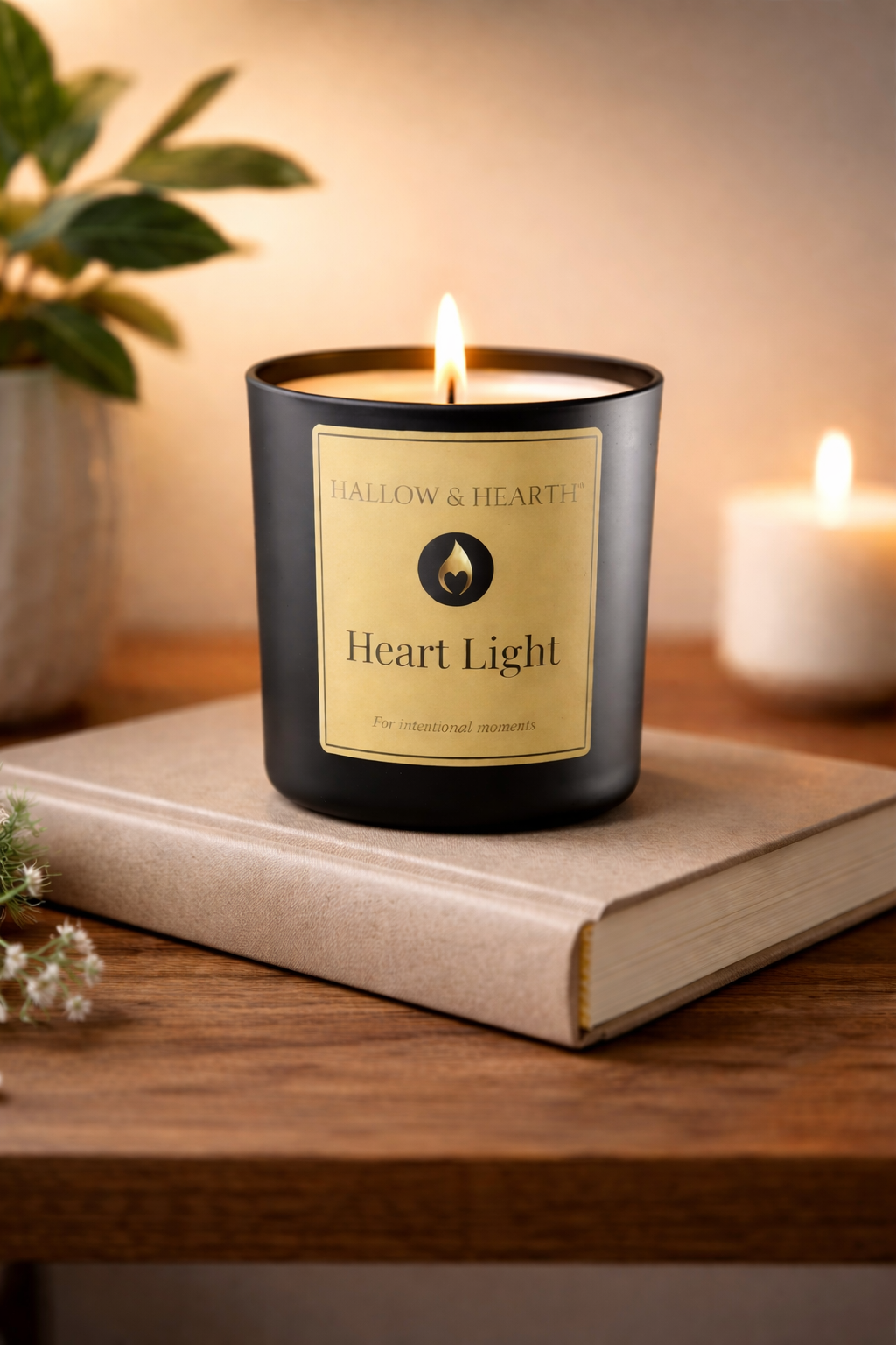 Heart Light – White Tea Luxury Candle