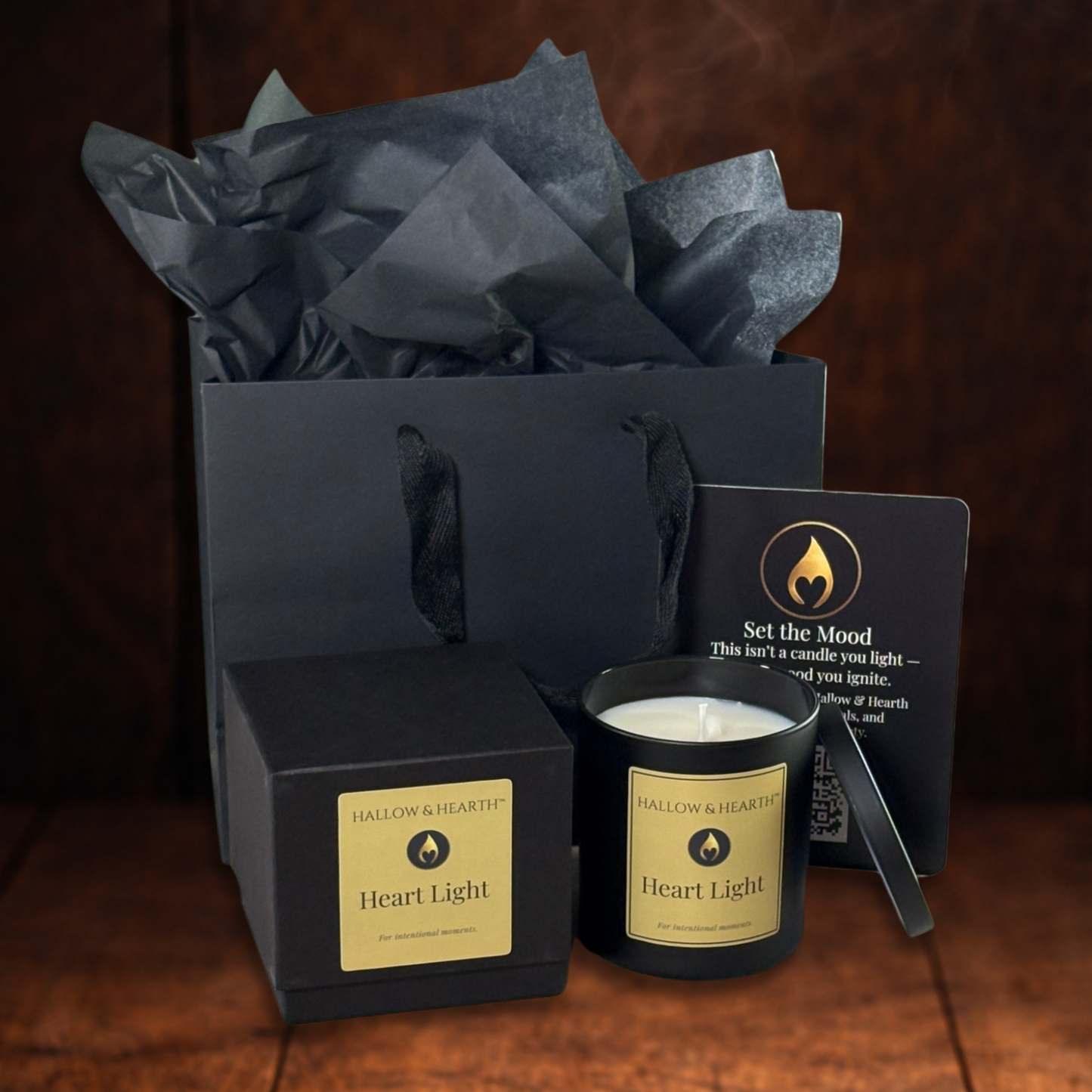 Heart Light – White Tea Luxury Candle