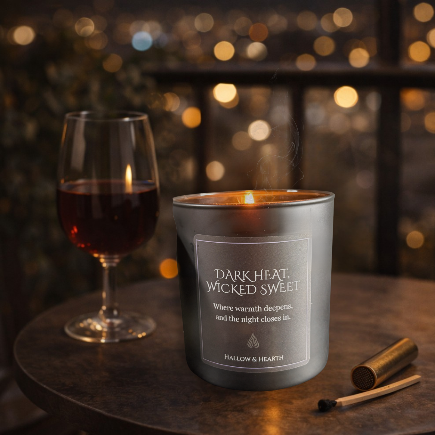 Dark Heat, Wicked Sweet™ — Oud & Bergamot Luxury Candle
