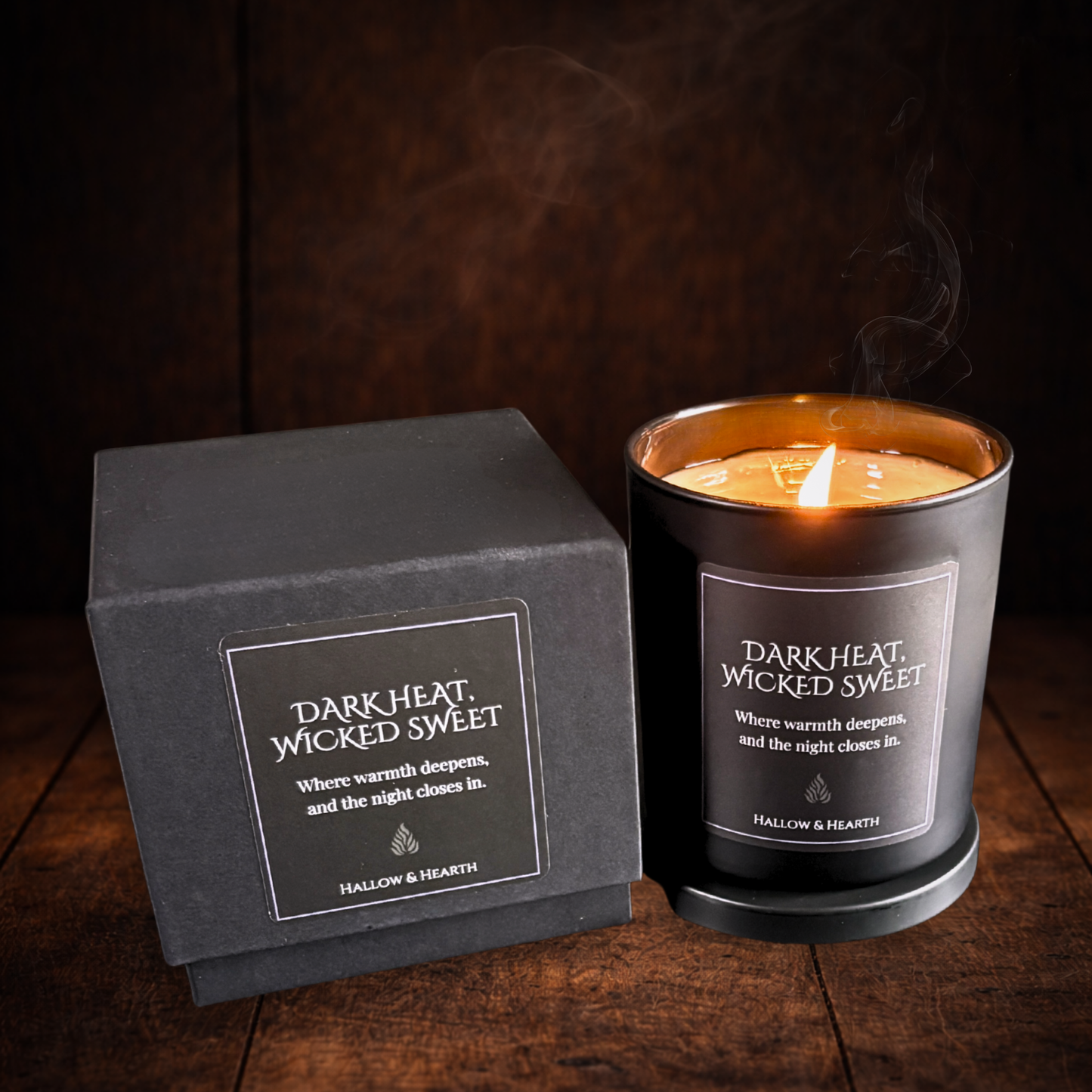 Dark Heat, Wicked Sweet™ — Oud & Bergamot Luxury Candle