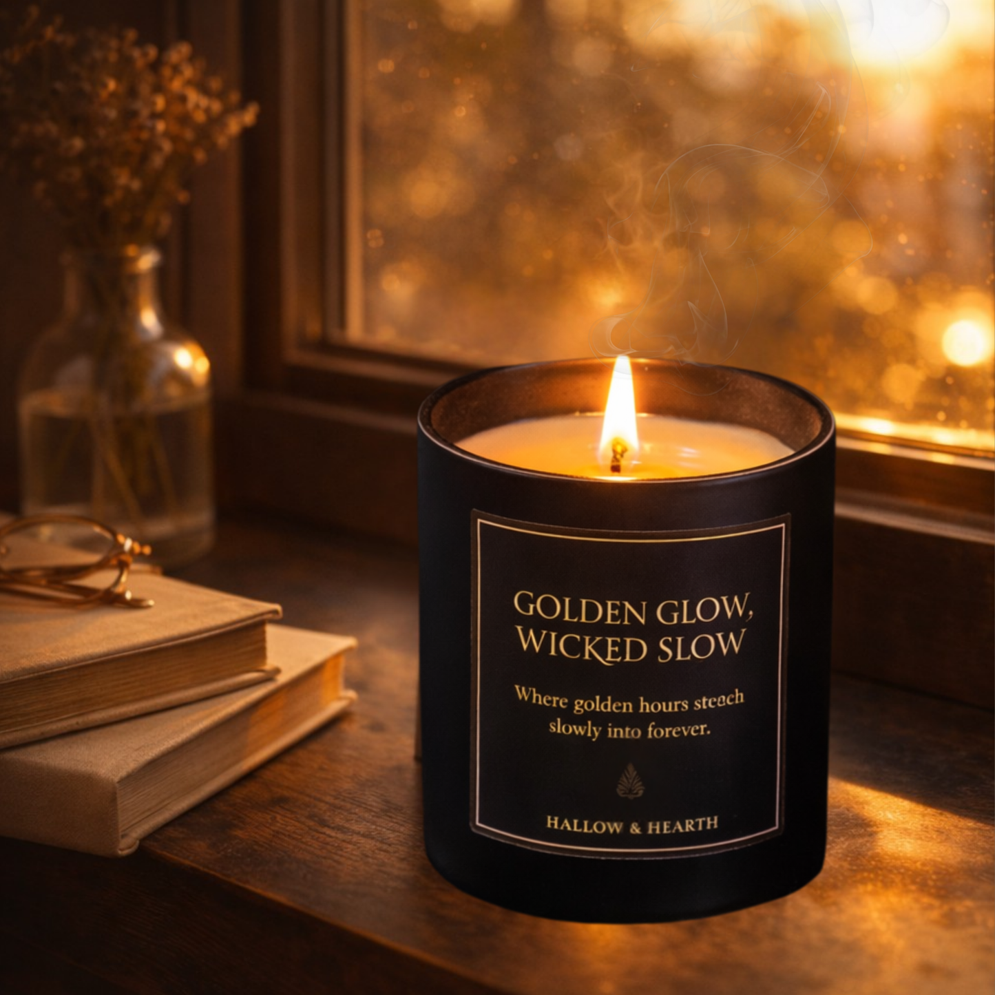 Golden Glow, Wicked Slow™ — Luxury Vanilla Candle with Bourbon & Mandarin